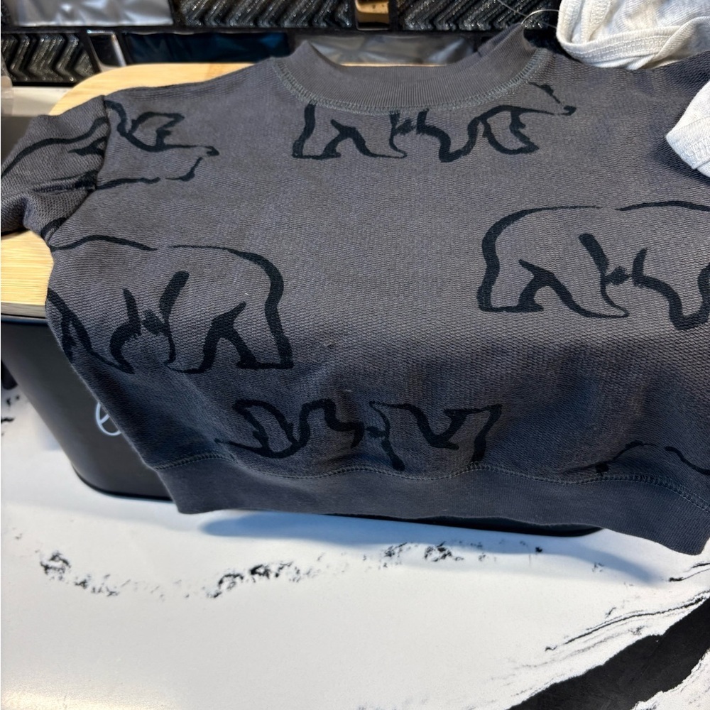 Carter's Charcoal Bear Print Sweatshirt